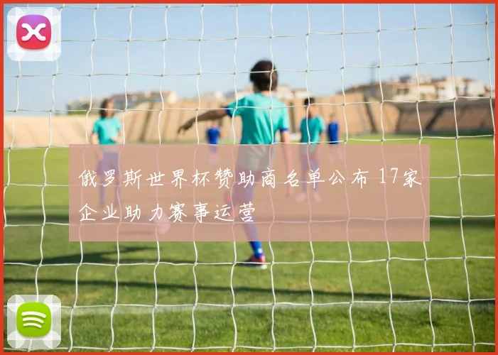 俄罗斯世界杯赞助商名单公布 17家企业助力赛事运营